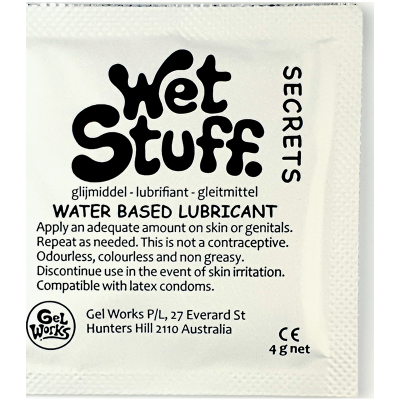 Wet Stuff Secrets Sachets 4g (100pk)