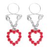 Ruby Hearts Nipple Jewellery