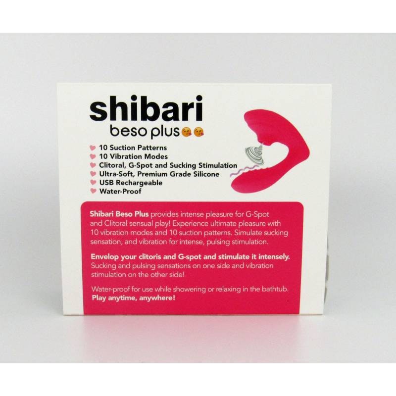 Shibari Beso Plus G Spot And Clitoral Vibrator Pink – Lollypatch